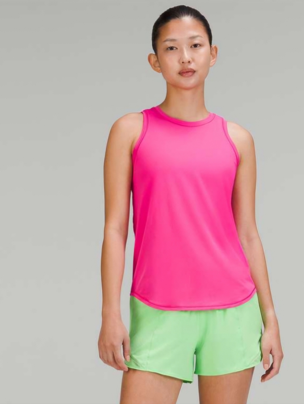 Lululemon High Neck Run And Train Tank